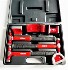 Oem Tools 7 Pc Auto Body Fender Dent Repair Hammer Dolly Set Fiberglass Handle