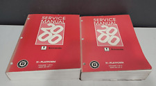 2000 Gm Pontiac Bonneville H Platform Service Tech Manual Set Of 2 Volumes