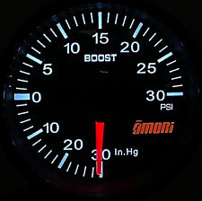 Omori 52mm Electrical Boost Turbo Gauge Vw Audi White Backlight