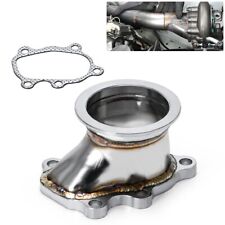 V- Band Clamp Flange 2.5 63mm Turbo Down Pipe Adapter Fit For T25 T28 Gt25 Gt28