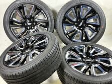 22 Cadillac Gmc Chevy 2019 Black Chrome Wheels And Tires 2854522 Goodyear