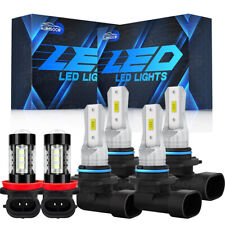 Car Led Headlight High Lo Beam Fog Light Bulbs Kit For Honda Accord 2006-2012