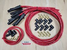 Tons 180 Red 8mm Spark Plug Wires Universal Chevy Gm Socket Distributor