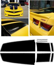 2010 Camaro Decals Rally Stripes Decal Transformers Bumblebee Stickers Black Kit