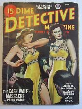 Dime Detective Magazine V. 55 4 Nov. 1947 Vg Great Rafael De Soto Cover Art