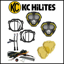 Kc Hilites Flex Era 3 Led 70w 110w Fog Lights Kit Pair Fit 07-24 Jeep Wrangler