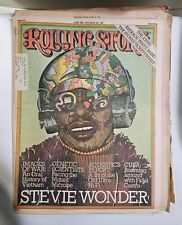 Vtg Rolling Stone Magazine June 19 1975 Issue 189 Stevie Wonder Elton John