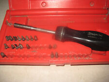 Snap On Tools Ratcheting Magnetic Screwdriver Partial Set