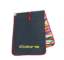Cobra Tour Microfiber Golf Towel Crazy Snake 39x 14 New
