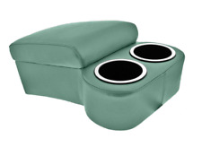 Turquoise Green Bench Seat Console With Drink Holders Musclecar Classic Hotrod