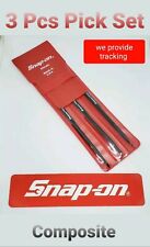 Snap On Tools 3 Pc Pick Set. Specialty Composite Material New Ppk300
