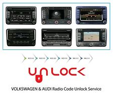 Vw Or Audi Volkswagen Radio Unlock Service Pin Code Decode Read Before Buying