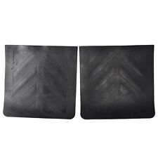 Pair 24 X 24 Black Heavy Duty Thick Rubber Mud Flaps For Semi Truck Trailer