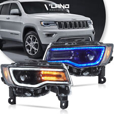 Vland Full Led Projector Headlights For Jeep Grand Cherokee 2014-2022 Animation