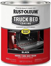 Black Truck Bed Coating 32 Fl Oz Brush Or Roll On Liner Trailer Paint Rust-oleum