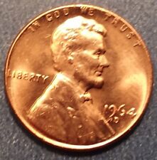 1964-d Brilliant Uncirculated Lincoln Cent. Ships Free. Bu Condition.