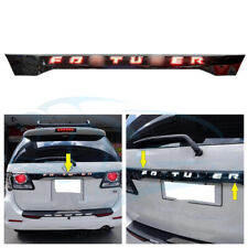 Led Black Rear Trunk Tail Light Tailgate Strip For Toyota Fortuner 2012-2015