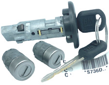 New 3-pc Ignition Door Lock Cylinder Set Wgm Logo Keys For 03-06 Gm Trucks