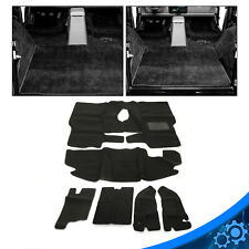 For Tj Jeep Wrangler 1997-2006 6 Piece Full Set Carpet Kit Floor Mat Black