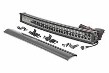 Rough Country 30curved Cree Led Light Bar-dual Row Black Series W Amber Drl