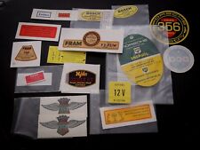 Rare Porsche 356 Engine Bay Engine Compartment And Other Decals