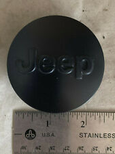 2007-15 Jeep Black Grand Cherokee Wrangler Wheel Center Cover Cap Oe 1lb77trmac