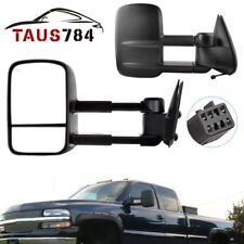 Rightleft Side Power Tow Mirrors Heated For 99-02 Chevy Silverado 1500 2500 Hd