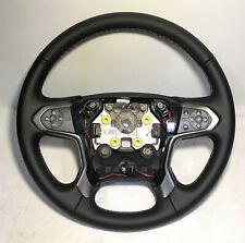 2014-2017 Silverado Black Leather Steering Wheel Wcontrols Wo Heat 84483746