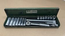 Sk Tools 14 Drive Sae Socket Wrench Set W Metal Case Incomplete