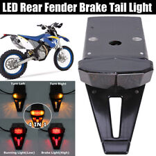 Dirt Bike Led Rear Fender Brake Tail Light Turn Signal Off-road Enduro Universal