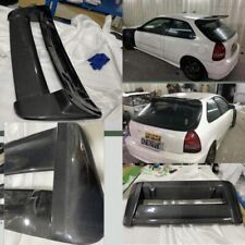 For Honda Civic Ek 96-00 3door Hatchback Rear Trunk Spoiler Wing Carbon Fiber