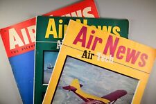 Lot Of 3 Air News Magazine 1942-1946 Wwii-era Aircraft Aviation Vintage