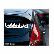 Boosted Sticker Decal - Turbo Jdm Boost - 14x3.2 Windshield Decal Sticker