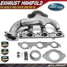 Rear Exhaust Manifold W Gasket Kit For Chevrolet Impala Pontiac Grand Prix 3.8l
