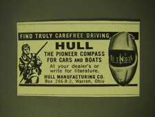 1966 Hull Pioneer Compass Ad - Find Truly Carefree Driving