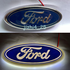 7 Inch White Led Emblem Light Badge For Ford Truck F150 99-16 Light Oval Badge