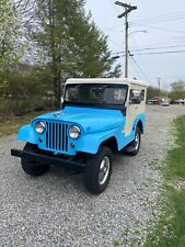 1965 Jeep Willys Cj5 Blue And Tan Tuxedo Original Parts Under 12000 Miles.
