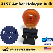 3157 T25 Amber Halogen Miniature Bulb Pack 10 Bulbs
