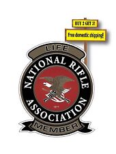 Nra Life Time Patch Decalsticker National Rifle Association Gun Rights P23