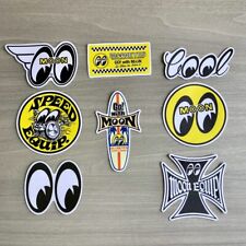 Mooneyes Decals Surfboard Speed Equip Hot Rod Drag Racing Stickers Set 8 Reprint