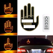 Universal Car Parts Rear Window Light Middle Finger Gesture Light With Remote