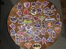 Batman And Superman Vinyl Stickers For Car Phone Laptop Suitcase Read Descrip.