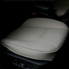 Car Front Full Surround Seat Cover Breathable Leather Pad Mat Chair Cushion Gray