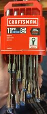 Craftsman 11 Piece Metric 12pt Cmmt87021 Ratcheting Wrench Set - New