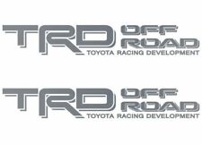 2 Trd Off Road Decals Stickers Silver Vinyl Toyota Tacoma Tundra 4x4 4runner