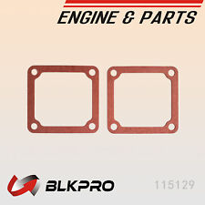 2 Gaskets Air Intake Grid Heater Space Replace For Dodge 5.9l 6.7 6b 4b Cummins