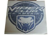 Dodge Viper Club Of America Decal Sticker 5159969aa Oem Factory Mopar