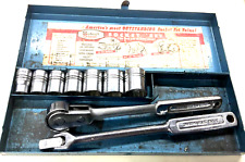 Vintage Indestro Tools Select Steel 38 Drive Socket Set 6303 Usa