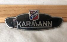 Vw Volkswagen Karmann Ghia Fender Emblem Badge Original Read Desc. Used Free Sh