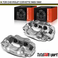 2pcs Brake Caliper 4pistons Rearleft Right For Chevrolet Corvette 1965-1982